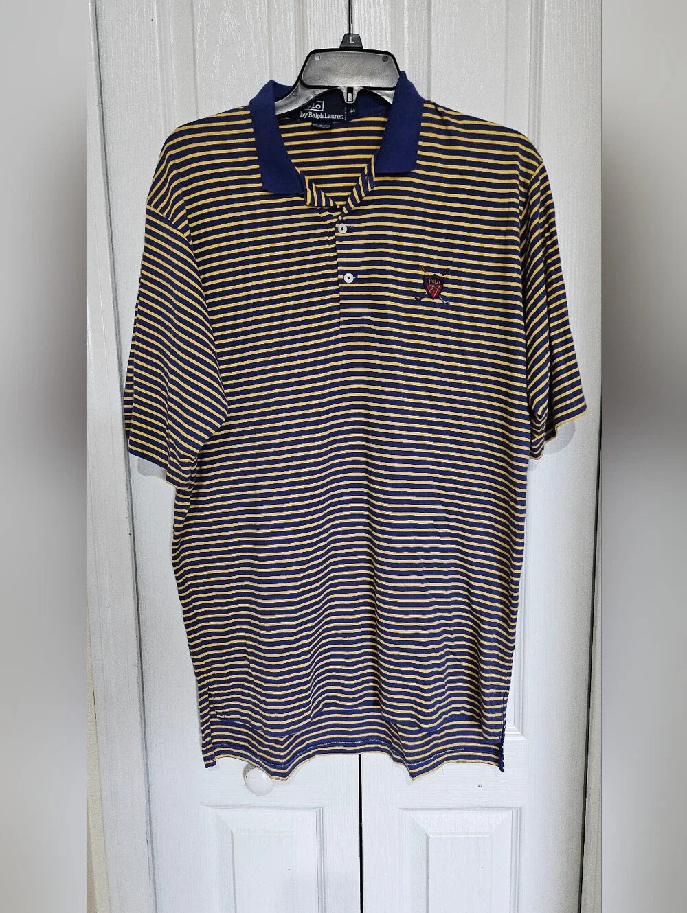 Polo Ralph Lauren Crest Logo Golf Polo Shirt Men M Firestone Country Club.
